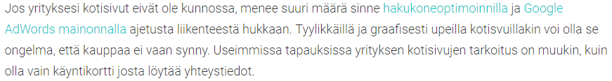 Esimerkki ankkuriteksteistä