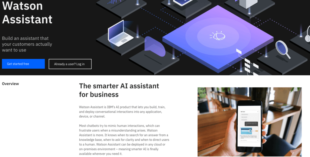 Watsson assistant chatbot