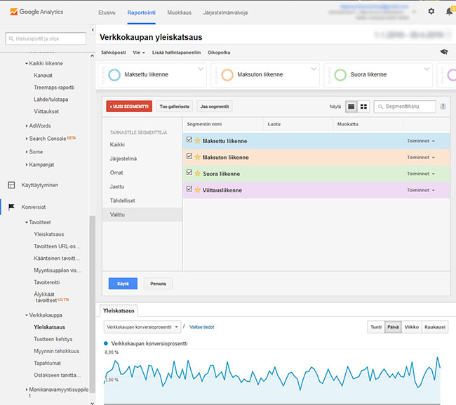 analytics-segmentit