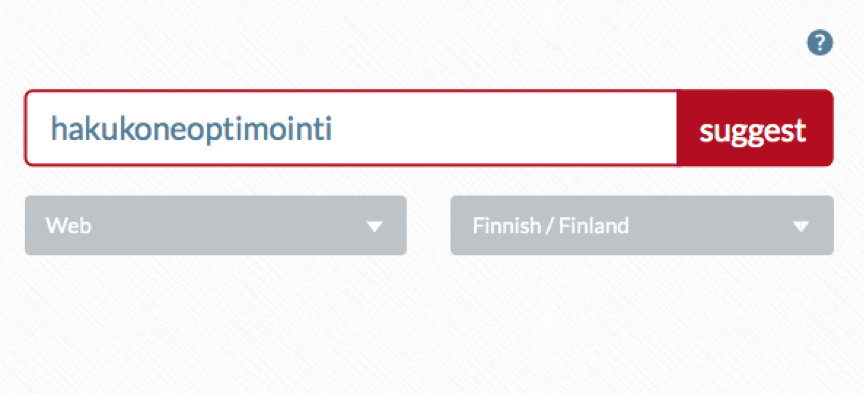 avainsanatutkimus übersuggest