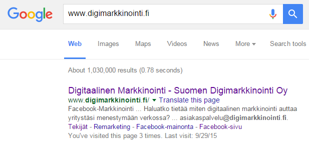 verkko-osoitteen-haku-googlesta